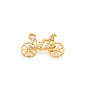 GOLD PENDANT WITH ZIRCONIA
