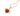 GOLD PENDANT WITH CRYSTAL AND ZIRCONIA