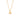 GOLD PENDANT WITH CRYSTAL