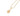 GOLD PENDANT WITH ZIRCONIA