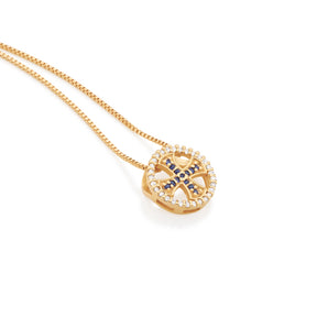 GOLD PENDANT WITH ZIRCONIA