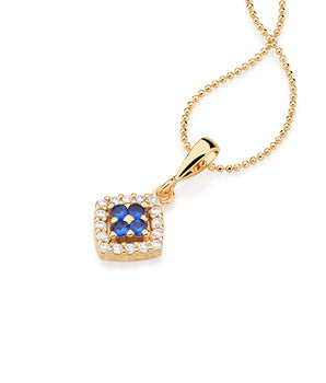 GOLD PENDANT WITH ZIRCONIA