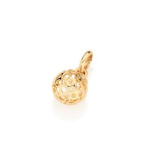 GOLD PLATED KID'S PENDANT WITH CRYSTAL