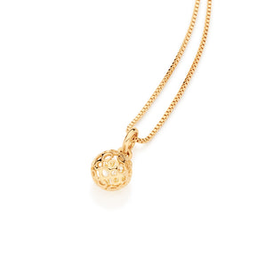 GOLD PLATED KID'S PENDANT WITH CRYSTAL