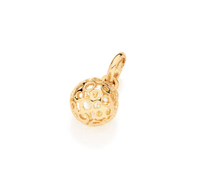 GOLD PENDANT WITH CRYSTAL