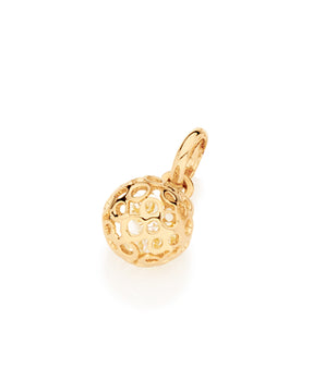GOLD PENDANT WITH CRYSTAL