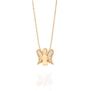 GOLD PENDANT WITH ZIRCONIA