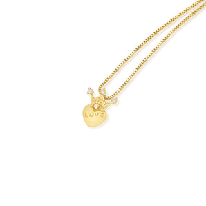 GOLD PENDANT WITH ZIRCONIA