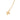 GOLD KID'S PENDANT WITH ZIRCONIA