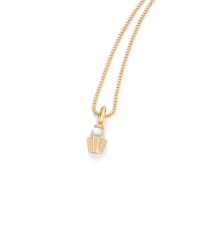 GOLD KID'S PENDANT WITH PEARL