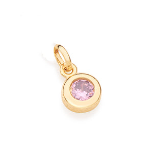 GOLD PENDANT WITH ZIRCONIA