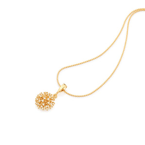GOLD PENDANT WITH ZIRCONIA