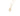 GOLD PENDANT WITH ZIRCONIA