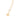 GOLD PLATED PENDANT WITH ZIRCONIA