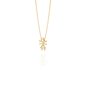 GOLD PLATED GIRL PENDANT