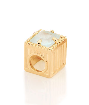 GOLD PENDANT WITH CRYSTAL