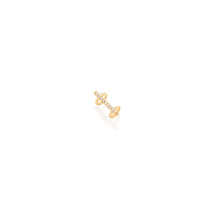 GOLD PENDANT WITH ZIRCONIA