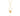 GOLD EARRING WITH CRISTAL