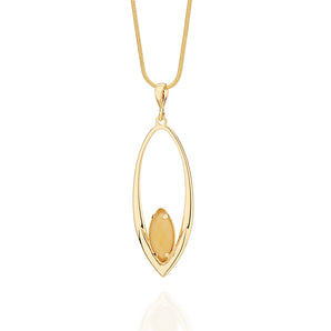 GOLD EARRING WITH CRISTAL