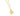 GOLD PLATED PENDANT WITH ZIRCONIA