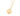 GOLD PLATED PENDANT WITH ZIRCONIA