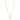 GOLD PLATED PENDANT WITH ZIRCONIA