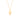 GOLD PLATED PENDANT WITH ZIRCONIA