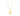 GOLD PLATED PENDANT WITH ZIRCONIA