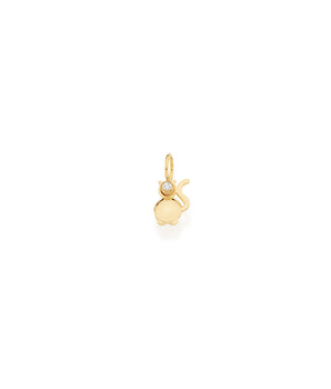 GOLD PLATED PENDANT WITH  ZIRCONIA