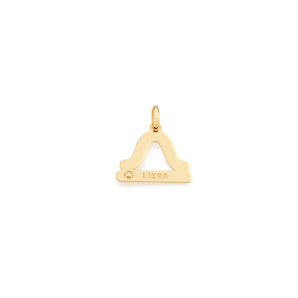 GOLD PLATED PENDANT WITH ZIRCONIA
