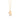 GOLD PENDANT WITH ZIRCONIA