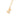 GOLD PENDANT WITH ZIRCONIA