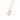 GOLD PENDANT WITH ZIRCONIA
