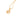 GOLD PENDANT WITH ZIRCONIA