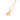 GOLD PENDANT WITH ZIRCONIA