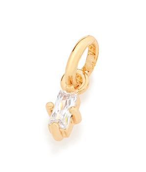 GOLD KID'S PENDANT WITH ZIRCONIA
