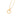 GOLD PENDANT WITH ZIRCONIA
