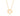 GOLD PENDANT WITH ZIRCONIA