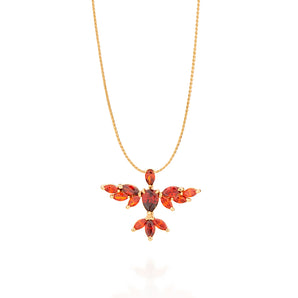 GOLD PENDANT WITH ZIRCONIA