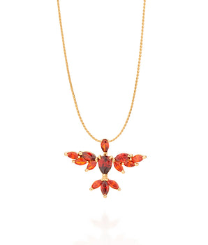 GOLD PENDANT WITH ZIRCONIA