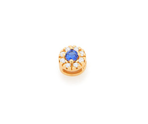 GOLD PENDANT WITH ZIRCONIA