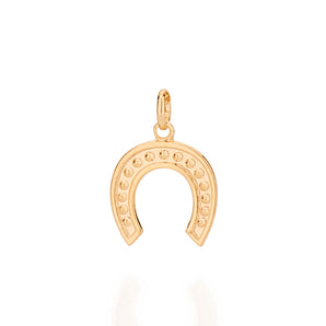 GOLD HORSE SHOE PENDANT