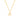 GOLD PENDANT WITH ZIRCONIA