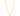 GOLD PENDANT WITH ZIRCONIA