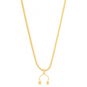 GOLD PENDANT WITH ZIRCONIA