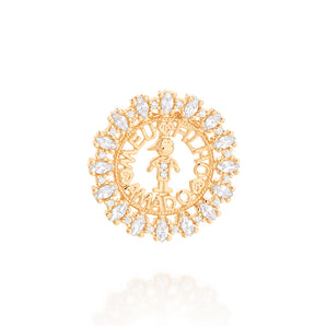 GOLD MY BELOVED SON PENDANT