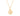 GOLD PENDANT WITH ZIRCONIA