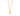 GOLD KID'S LETTER PENDANT