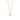 GOLD KID'S LETTER PENDANT