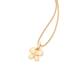 GOLD MISS VIOLET BUTTERFLY PENDANT